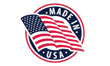 Made in USA badge for domestically manufactured wellness formula
